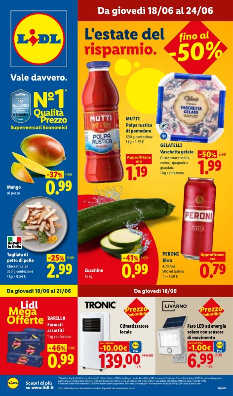 Offerte valide dal 18/06 al 24/06