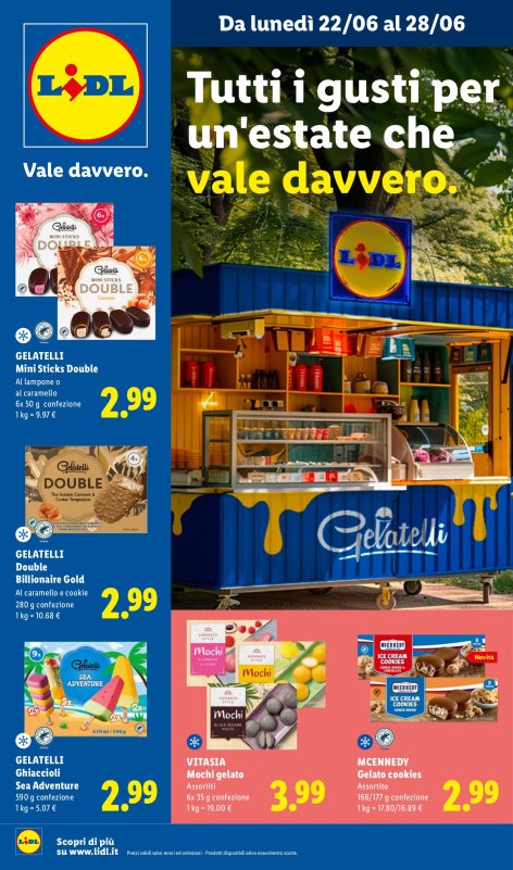 Offerte valide dal 22/06 al 28/06