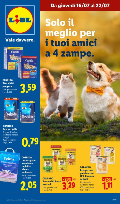 Offerte valide dal 16/07 al 22/07