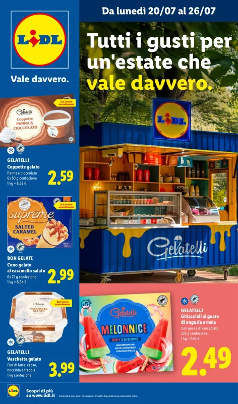 Offerte valide dal 20/07 al 26/07