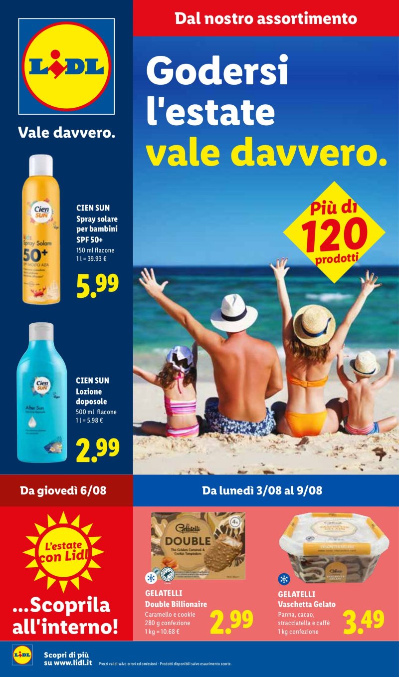 Pagina 1 del volantino Godersi l'estate vale davvero