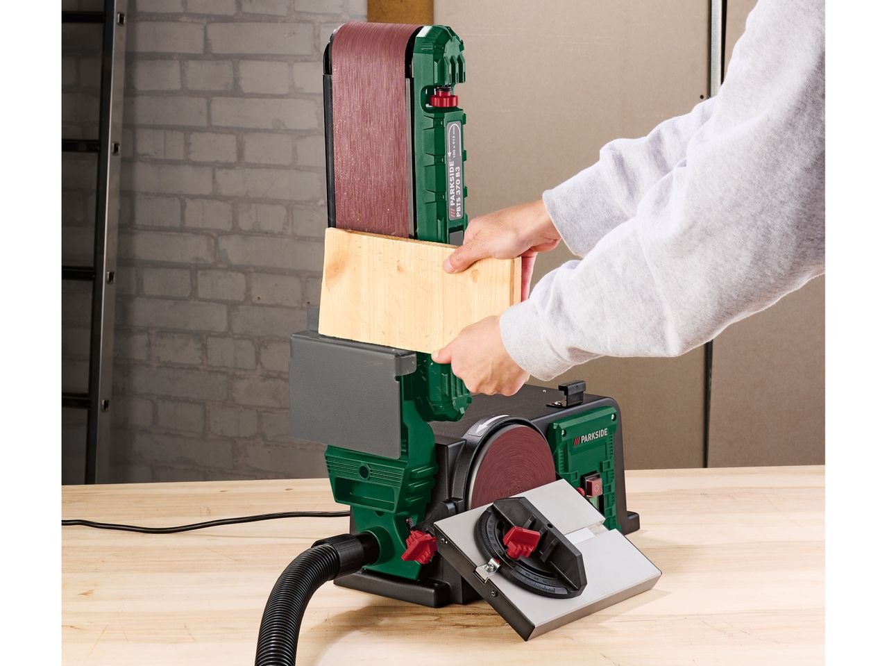 Levigatrice a nastro e a disco