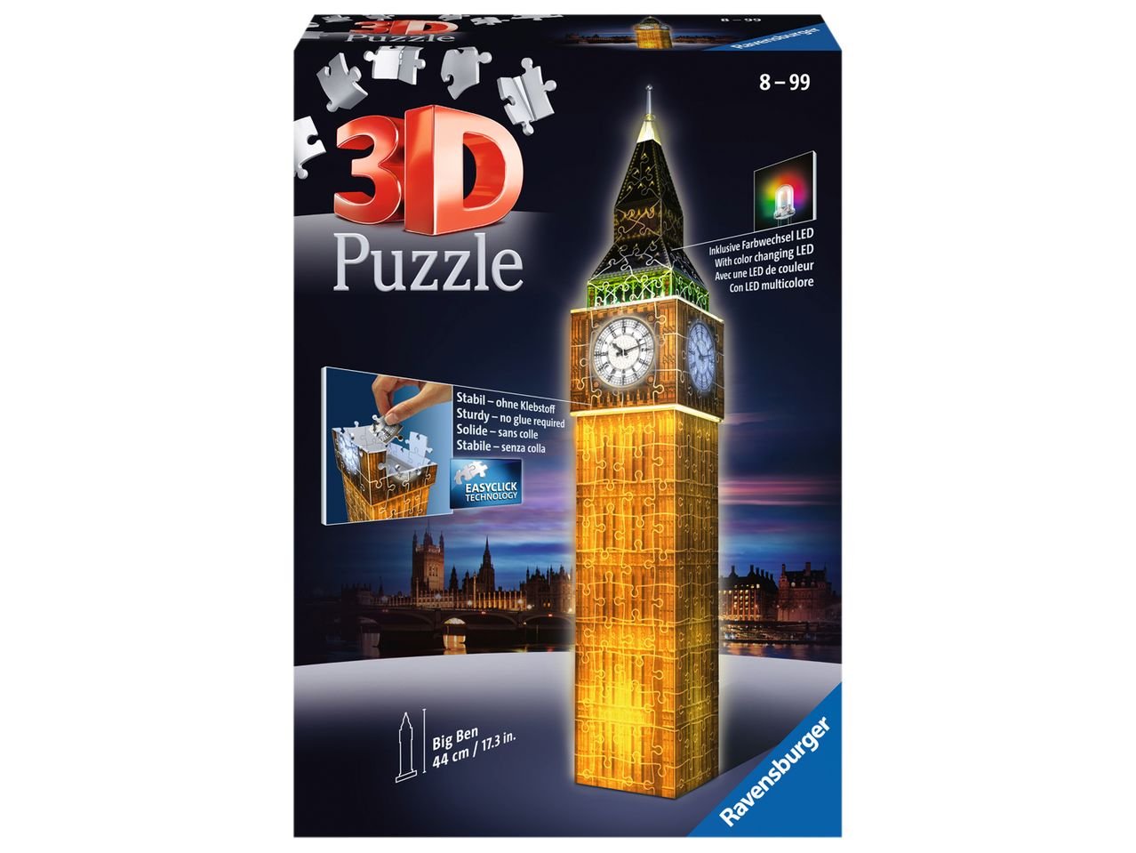 Puzzle 3D con LED