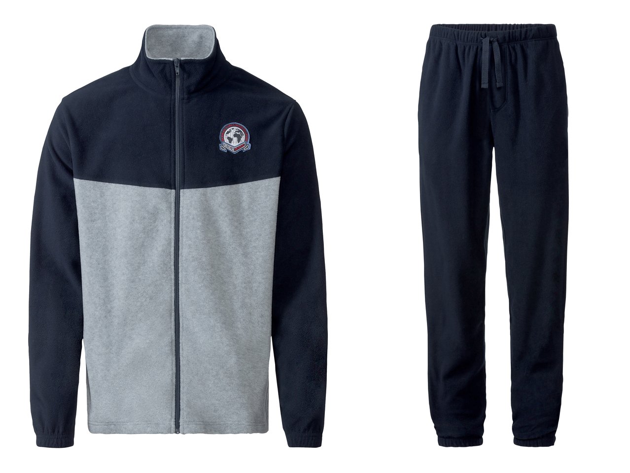 Tuta in pile da uomo