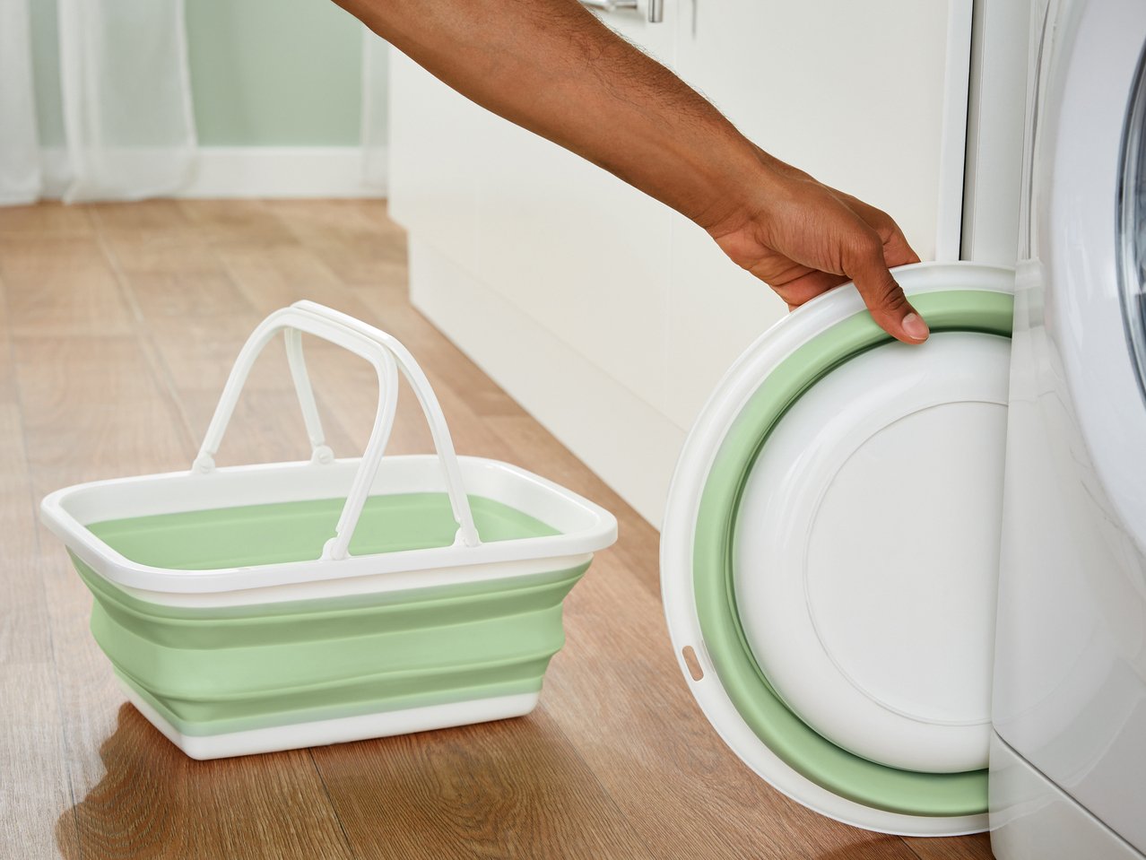 Cesto o secchio pieghevole