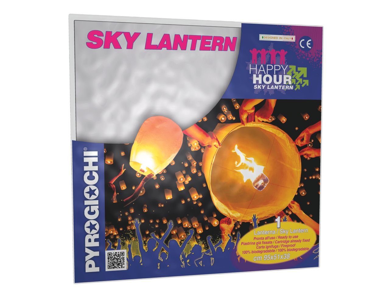 Lanterna volante bianca