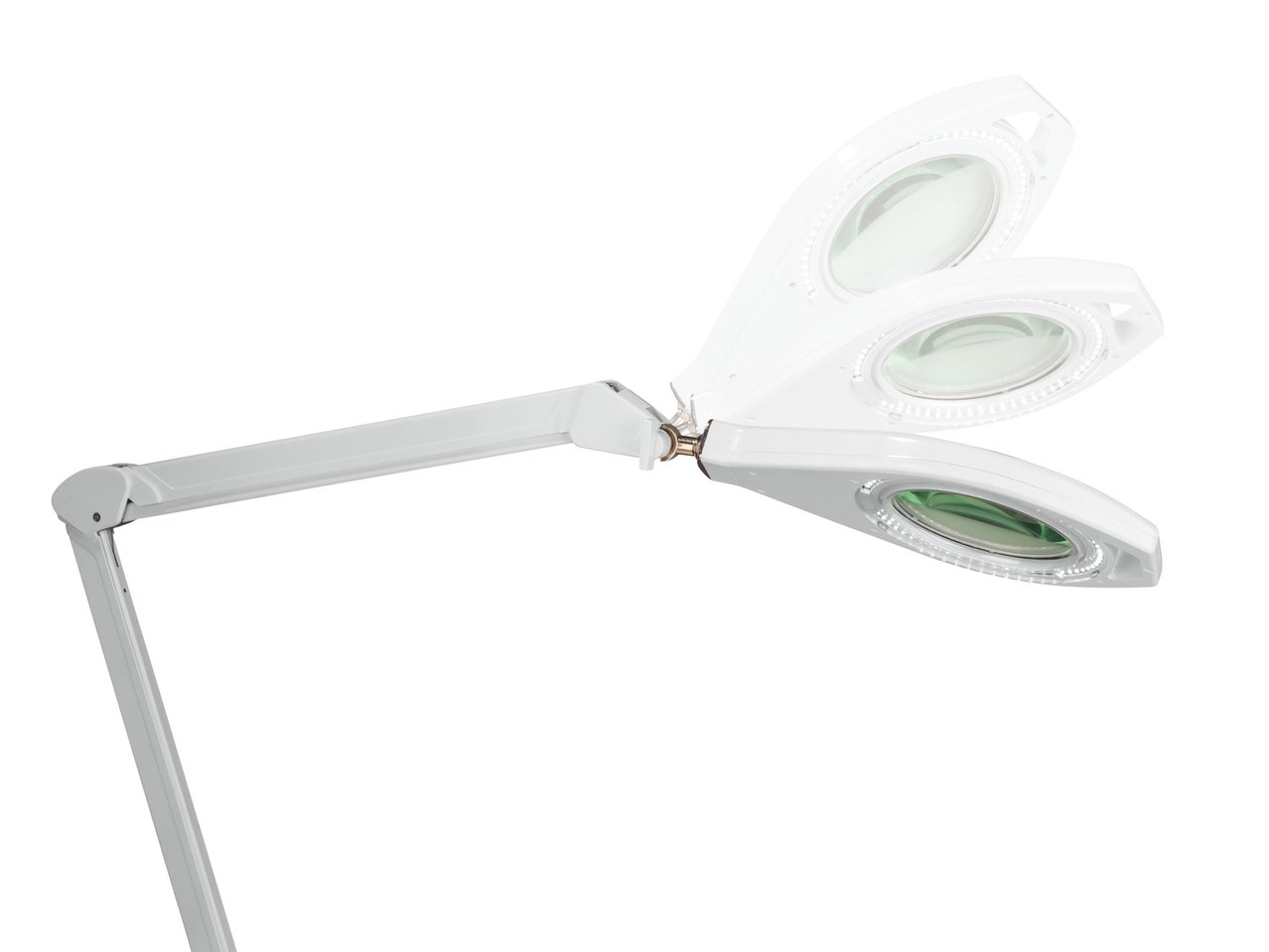 Lampada LED con lente d'ingrandimento