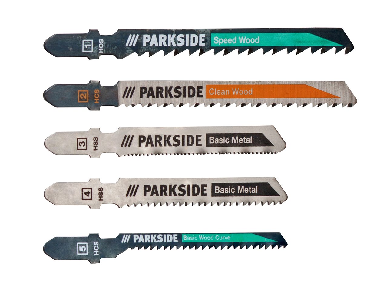 Set lame per seghetto a pendolo