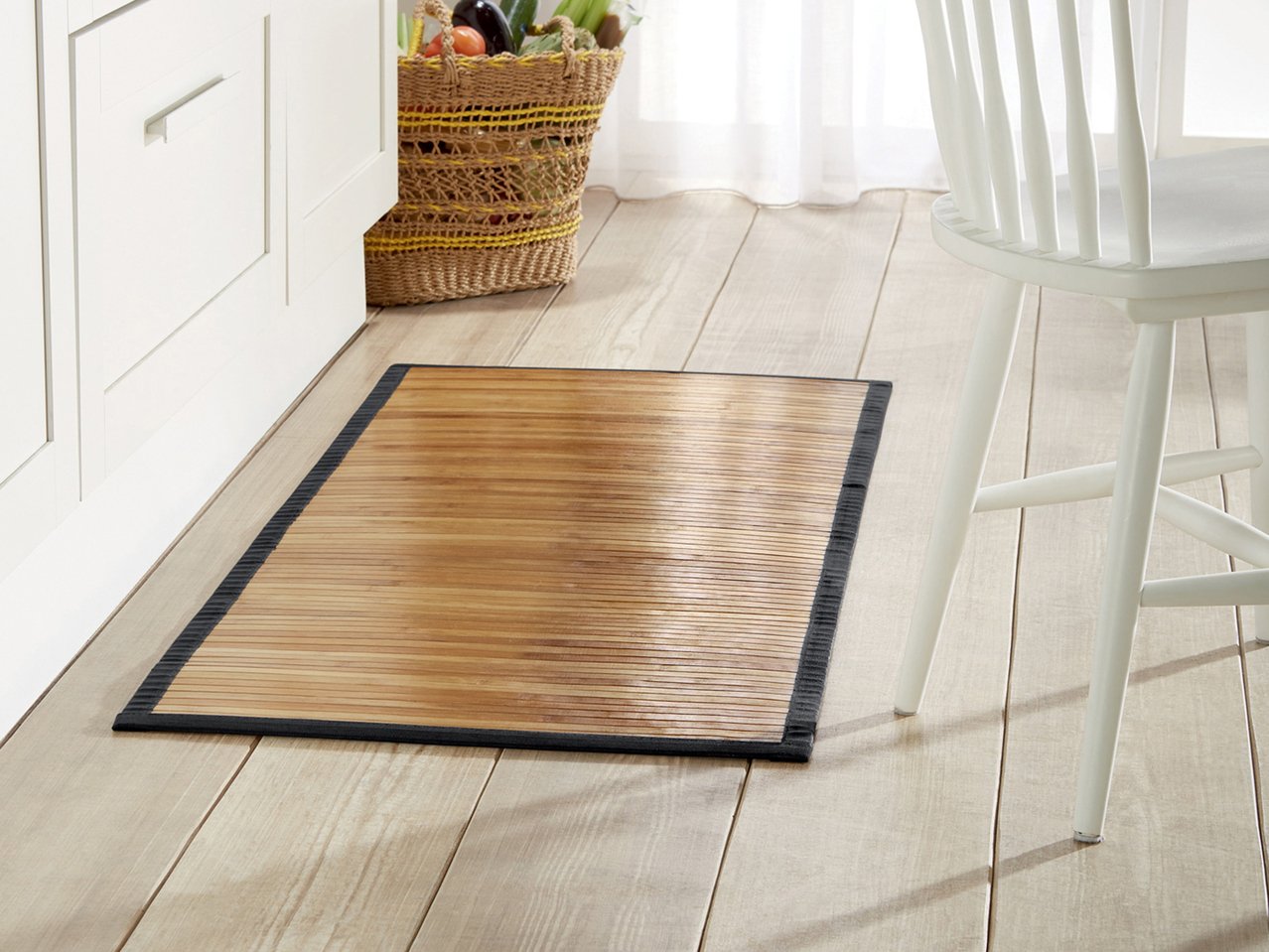 Tappeto da cucina in bambù