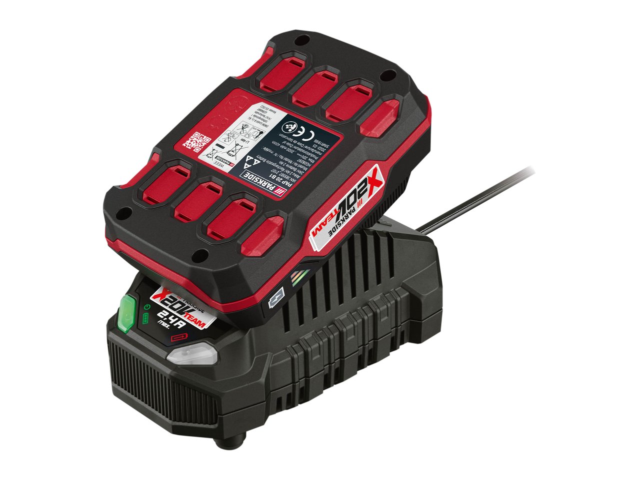 Batteria 2 Ah con caricabatterie