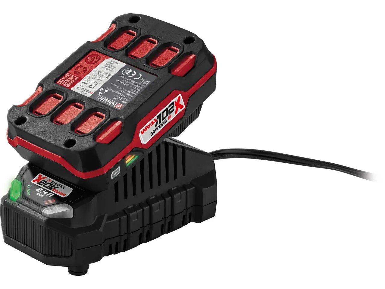 Batteria 2 Ah con caricabatterie