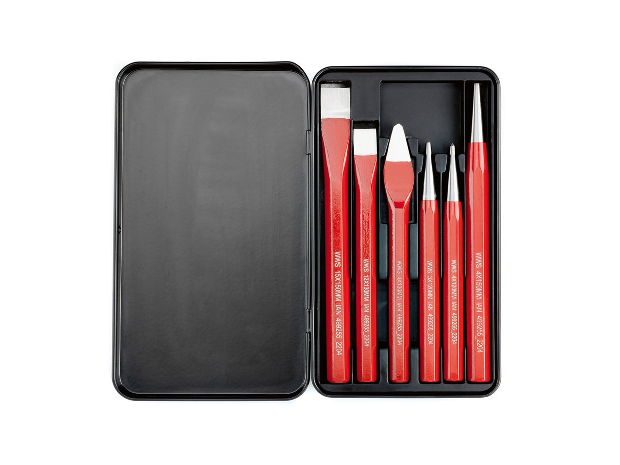 Set utensili a percussione combinati o set cacciachiodi e punzoni