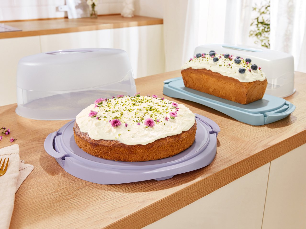 Portatorta rotondo o rettangolare