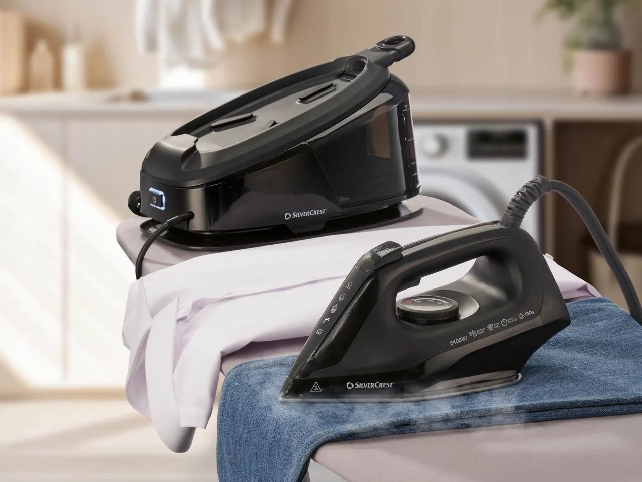Ferro da stiro con caldaia