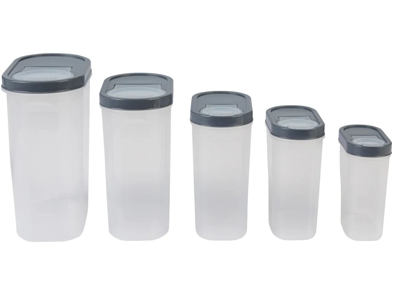 Set contenitori, 5 pezzi