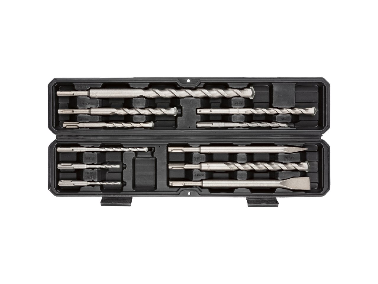 Set punte o set punte e scalpelli per trapano a percussione