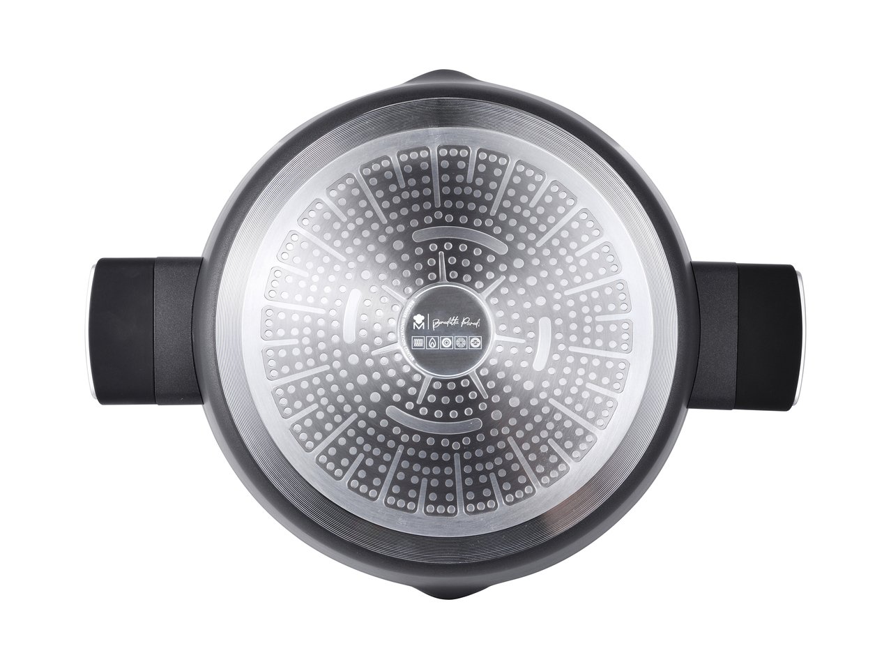 Tegame con coperchio in vetro