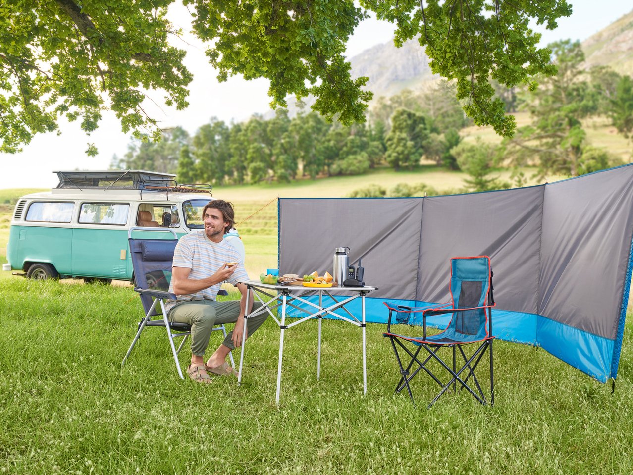 Tavolo pieghevole da campeggio