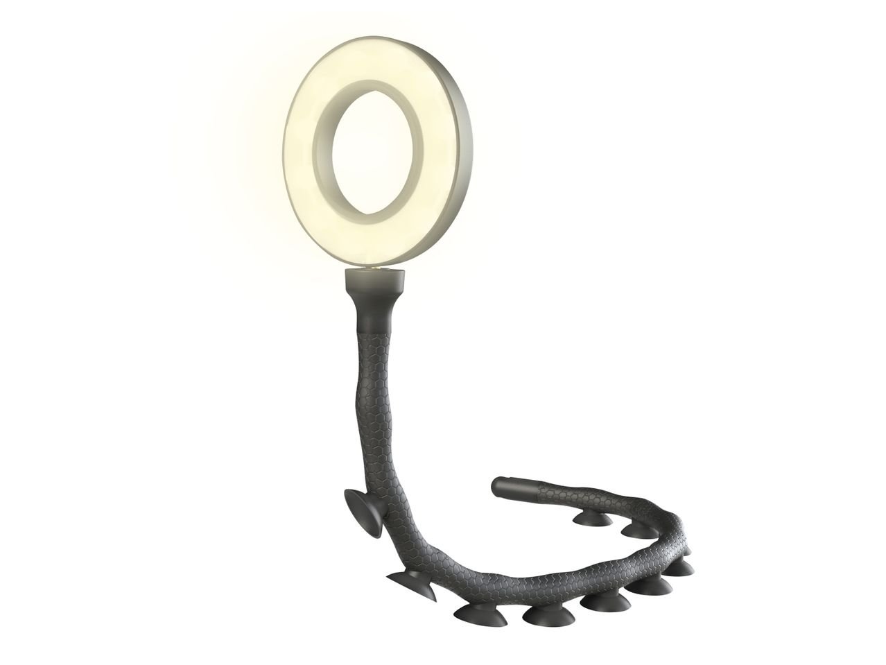 Luce LED con caricatore wireless o luce per videochiamata flessibile