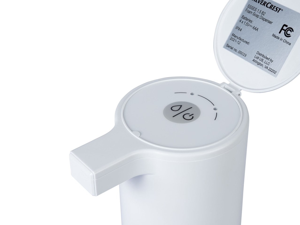 Dispenser di sapone in schiuma con sensore