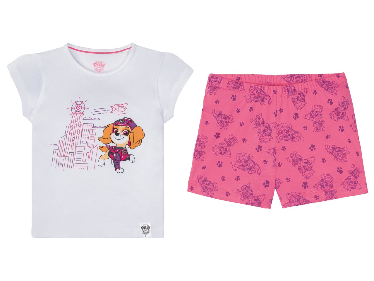 Pigiama corto da bambina "Paw Patrol"