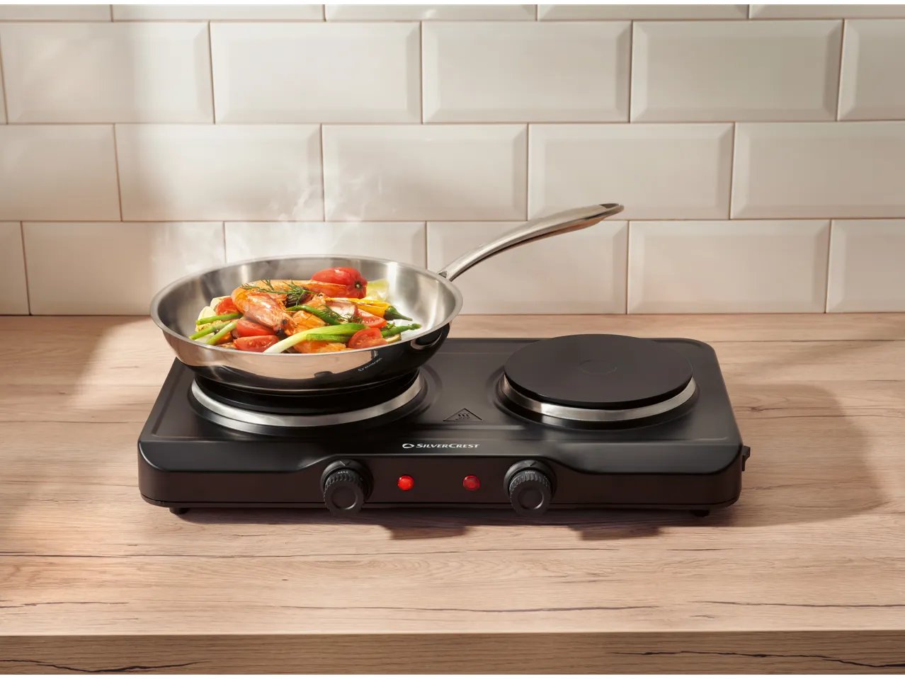 Fornello elettrico doppio