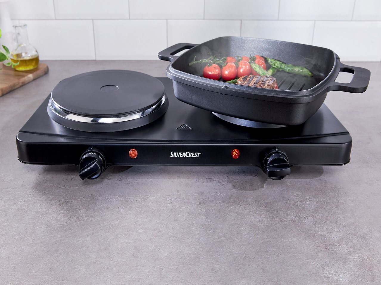 Fornello elettrico doppio