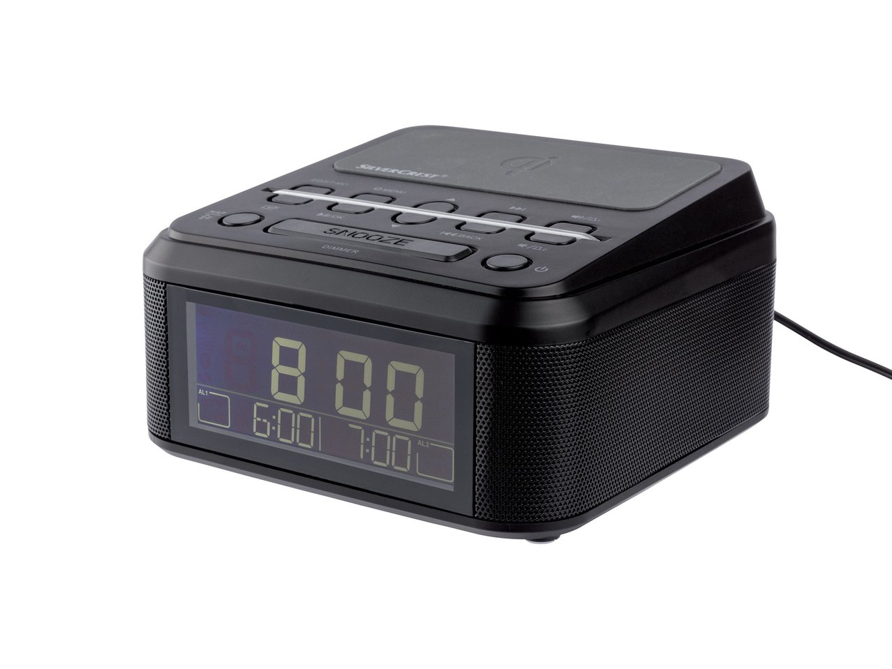 Radiosveglia Bluetooth con funzione di ricarica Qi