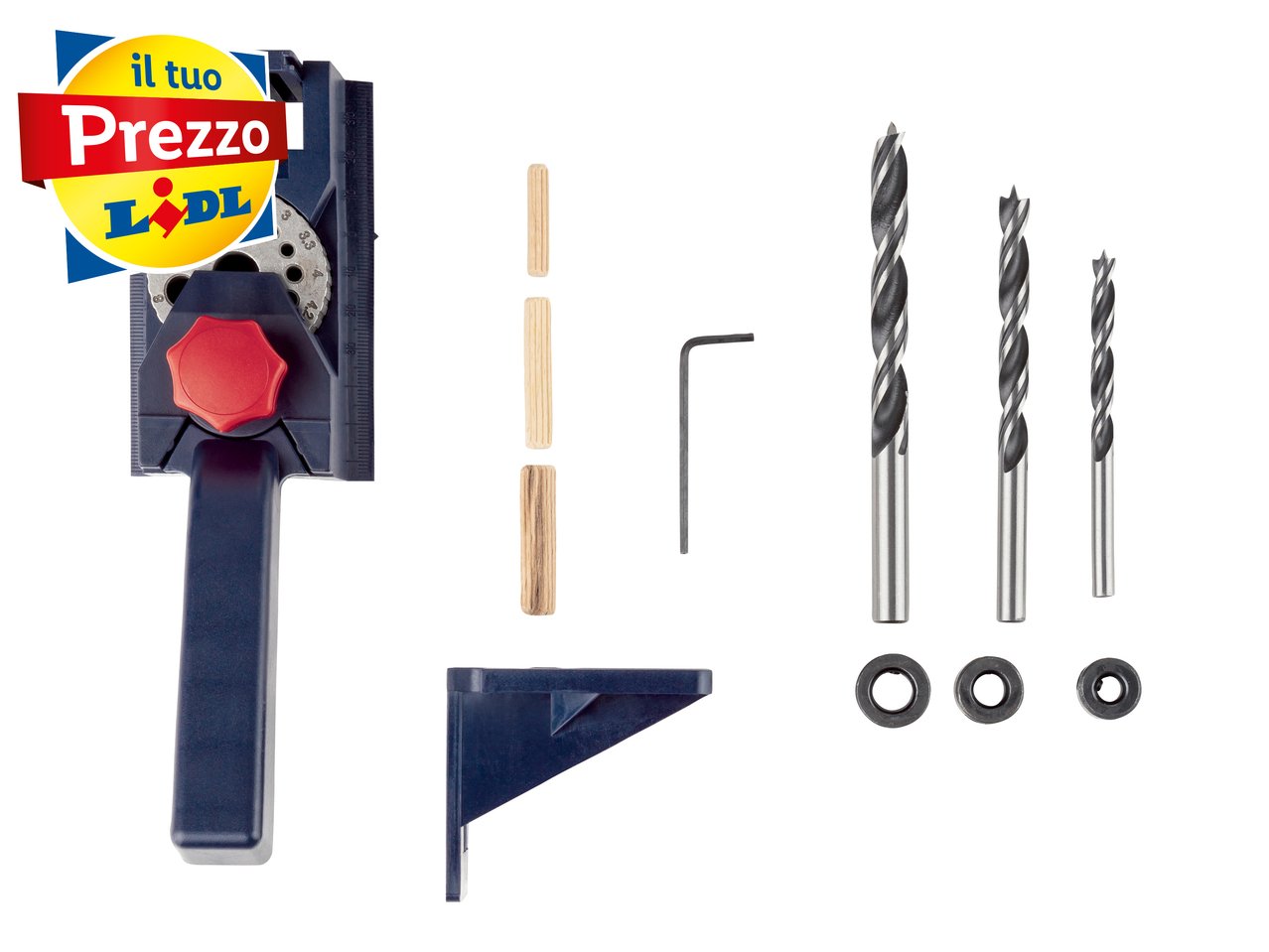 Set dima per spinatura, tasselli e punte per trapano