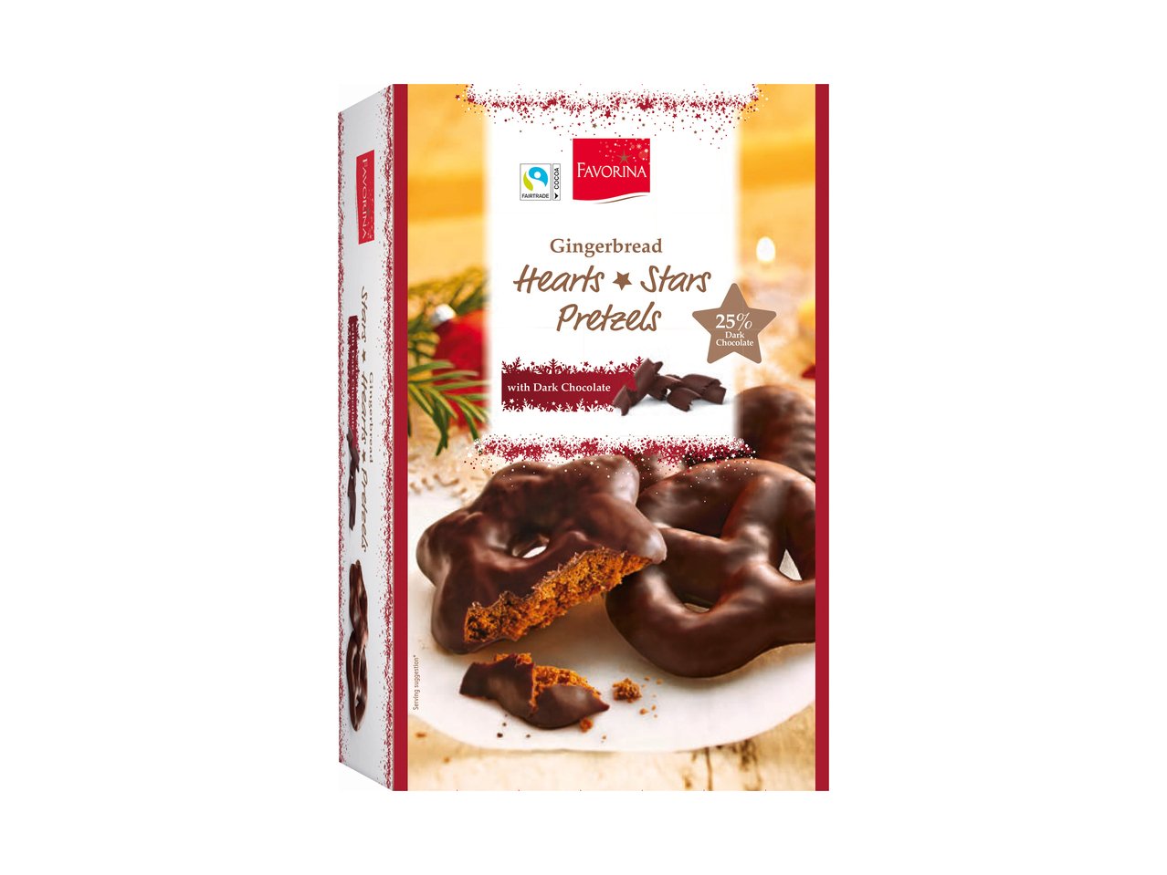 Cuori, brezeln, stelle di pan speziato