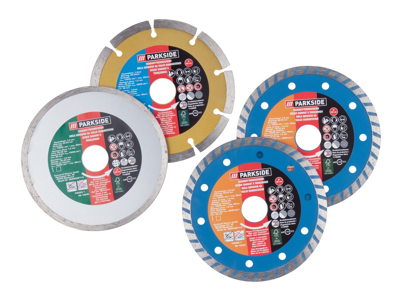 Set accessori per smerigliatrice angolare