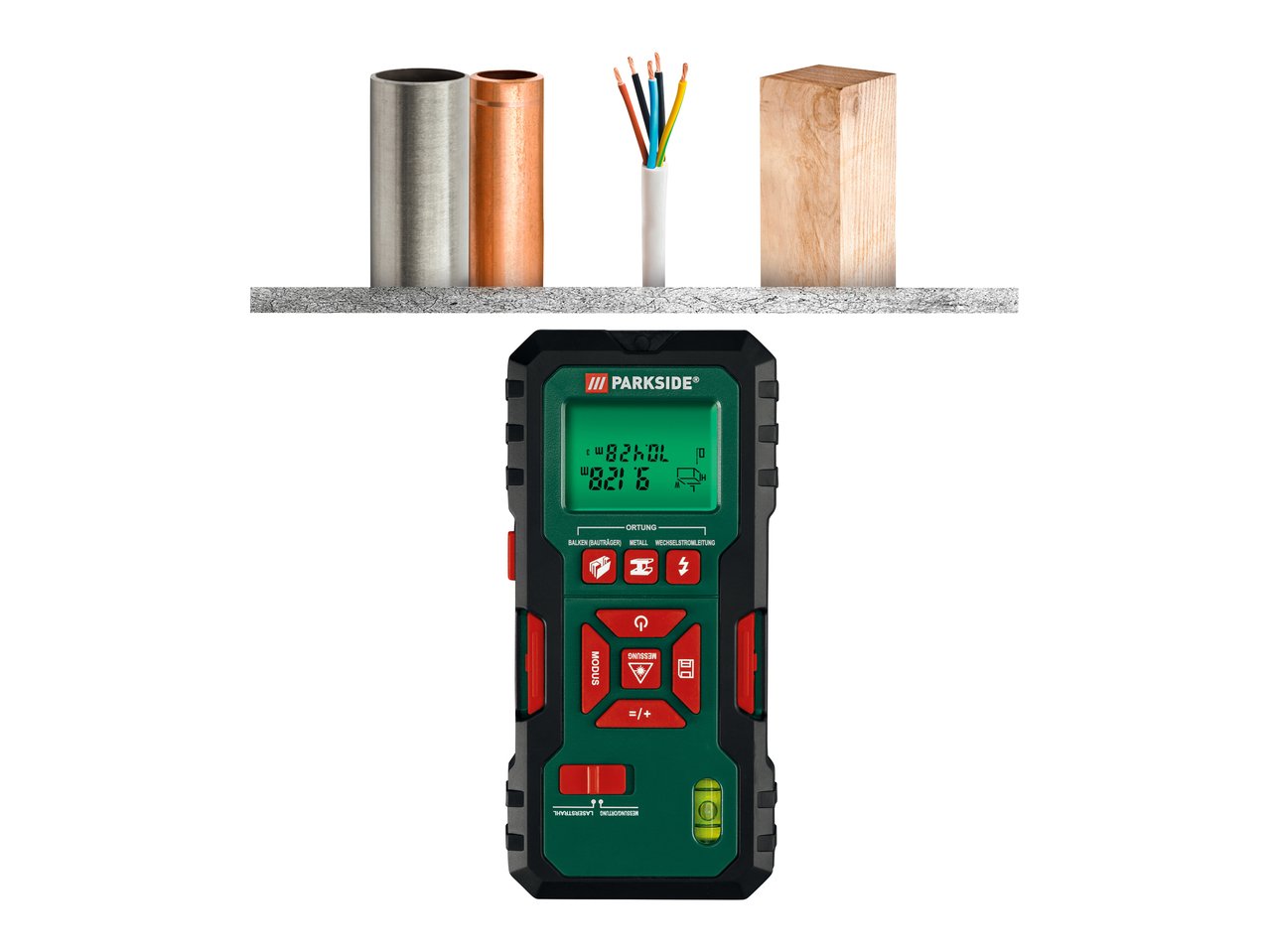 Rilevatore multifunzione con laser
