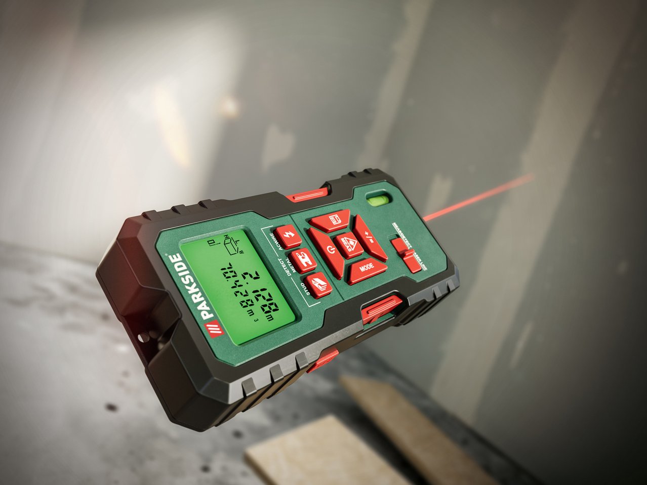 Rilevatore multifunzione con laser