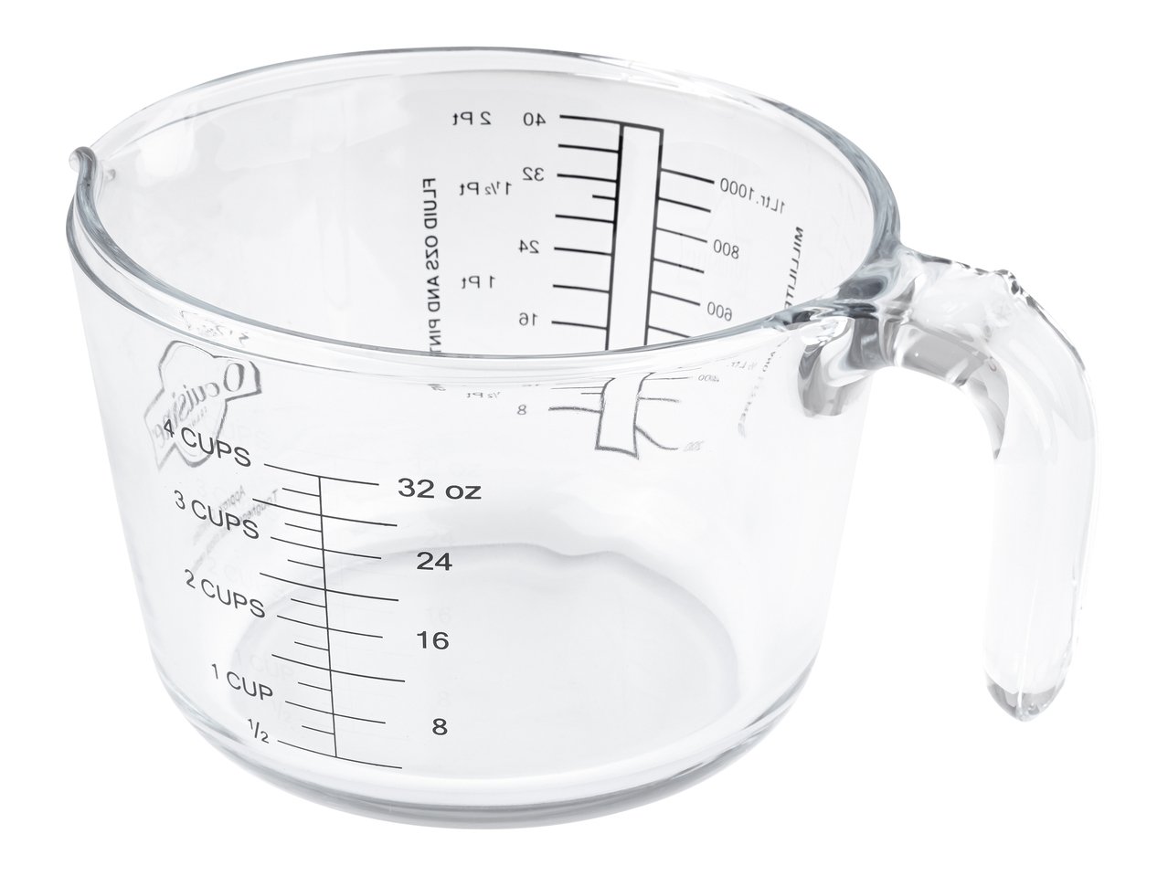 Stampo per dolci, ciotola o caraffa graduata in vetro