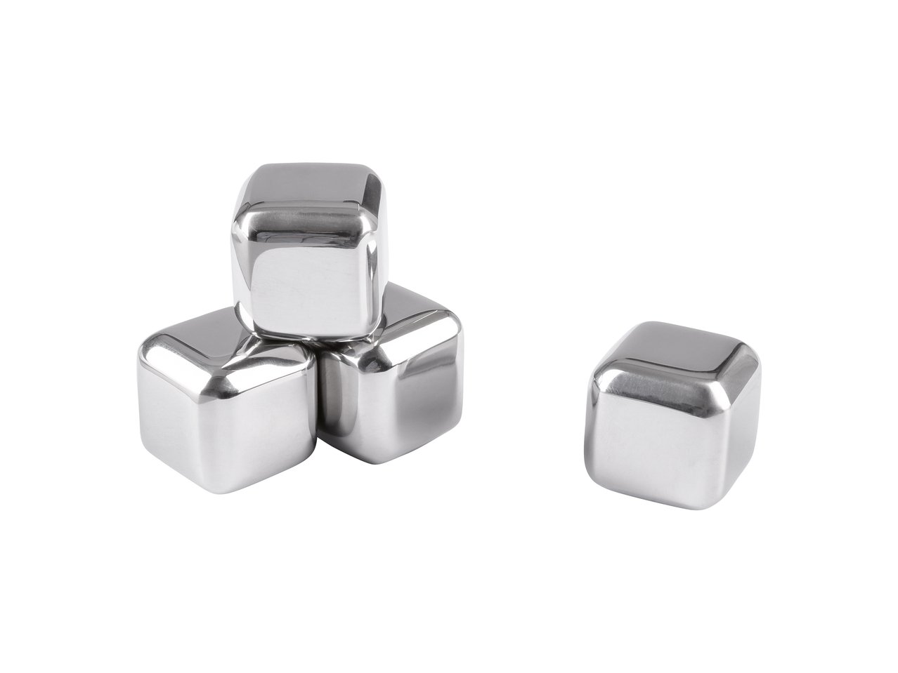 Cubetti per raffreddare o cannucce in acciaio