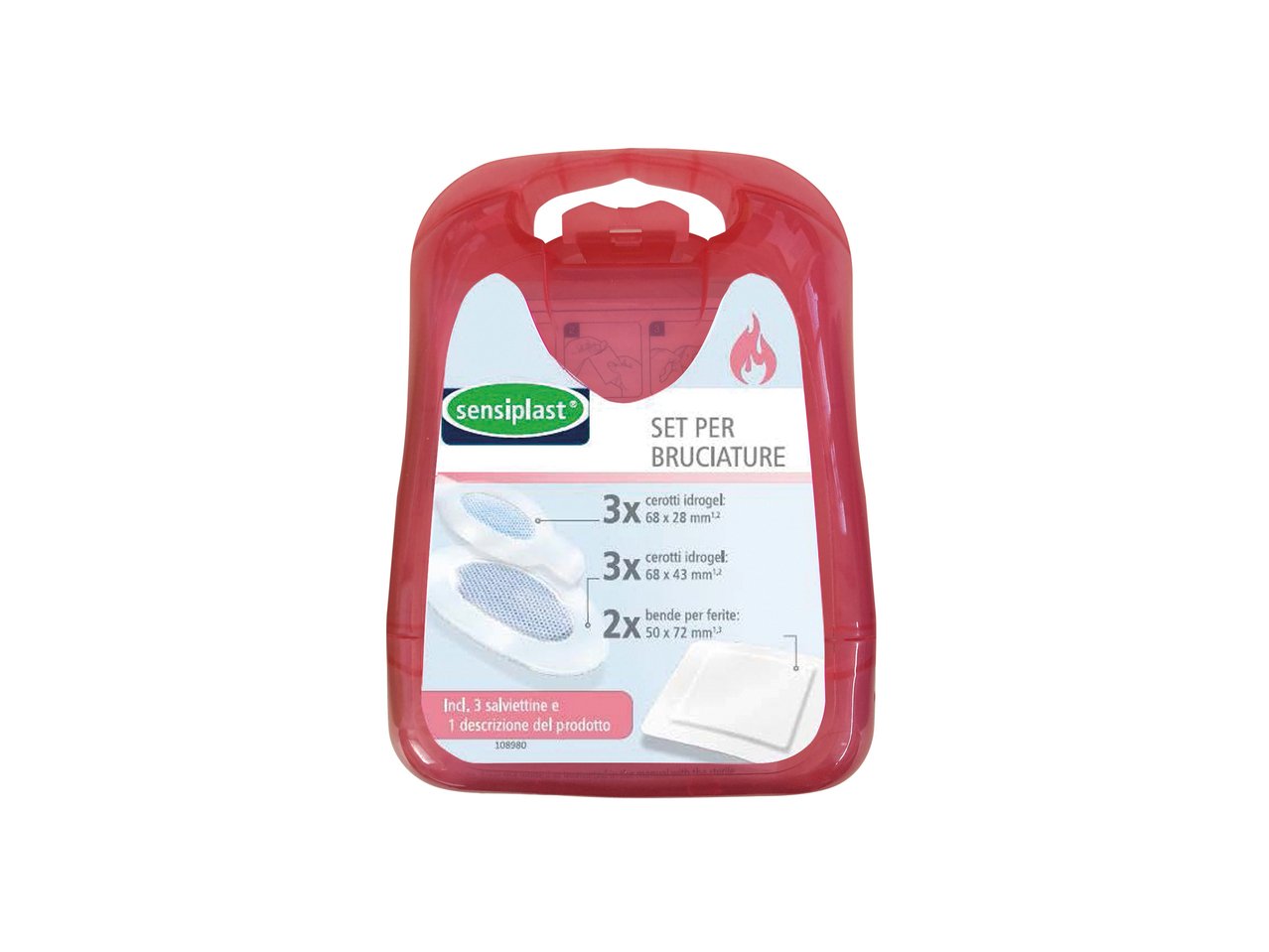 Set per abrasioni, bruciature o zecche