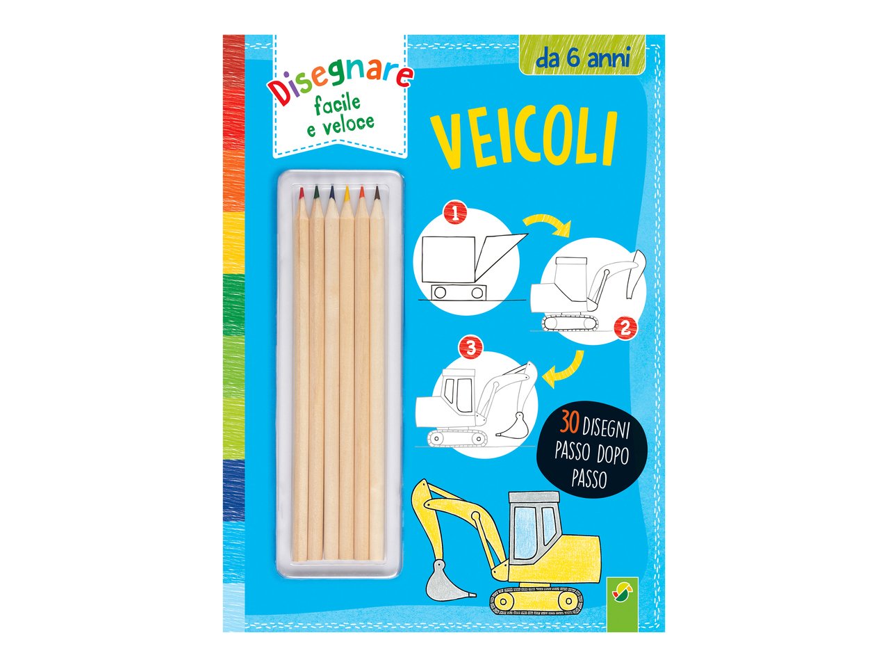 Album da colorare con matite