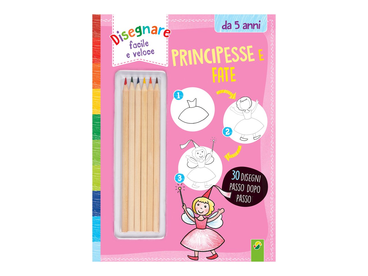 Album da colorare con matite