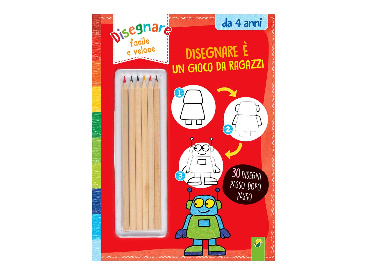 Album da colorare con matite