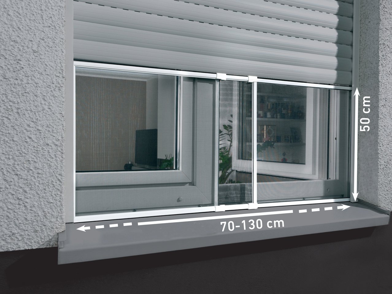 Zanzariera scorrevole per finestra