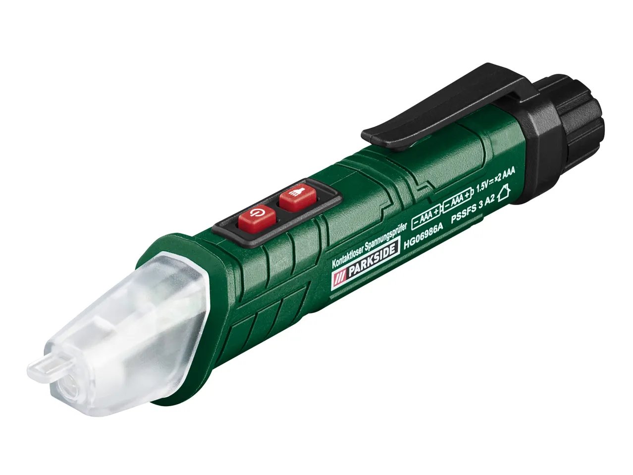 Tester elettrico di tensione senza contatto, cerca satellite o tester per prese