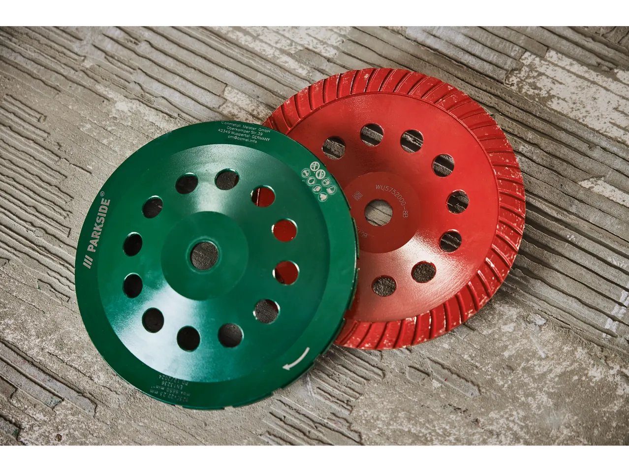 Mola a tazza diamantata