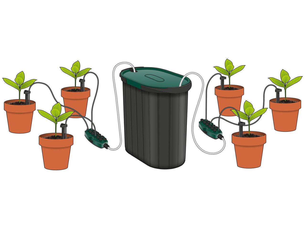 Sistema di irrigazione per vacanza