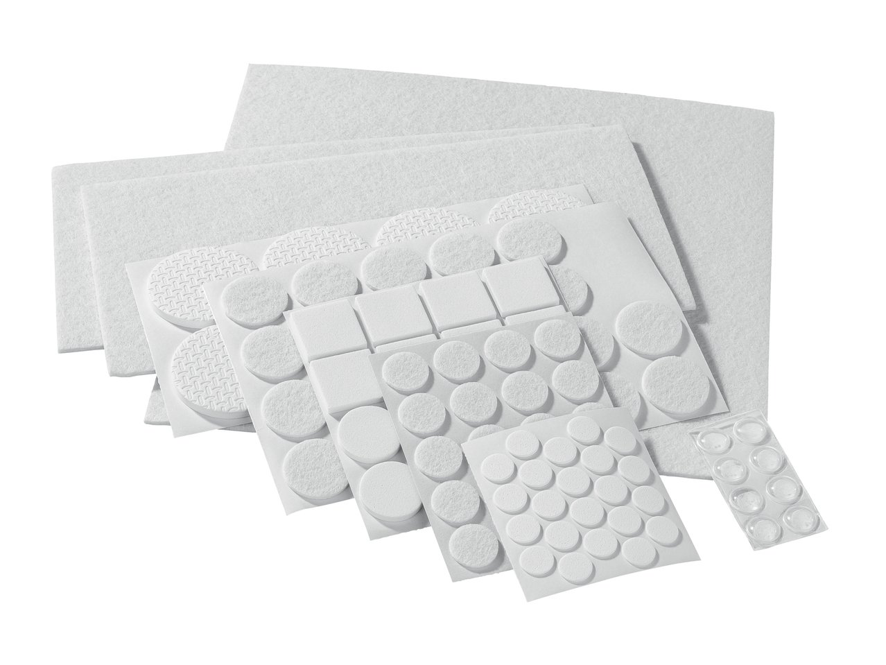 Set feltrini, cunei fermamobili/porte o piedini con feltro