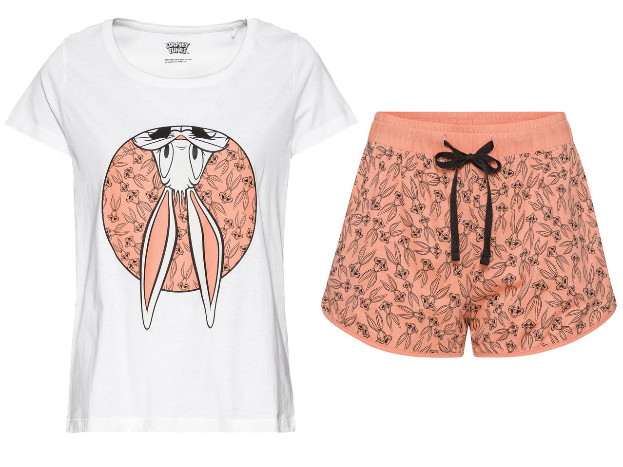 Pigiama corto da donna "Peanuts, Pantera Rosa, Looney Tunes"