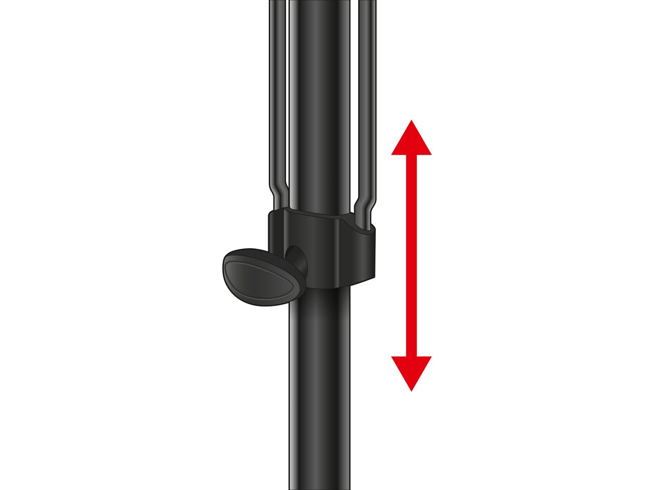 Ombrellone antracite