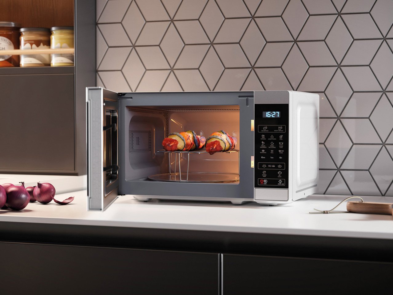 Microonde con funzione grill