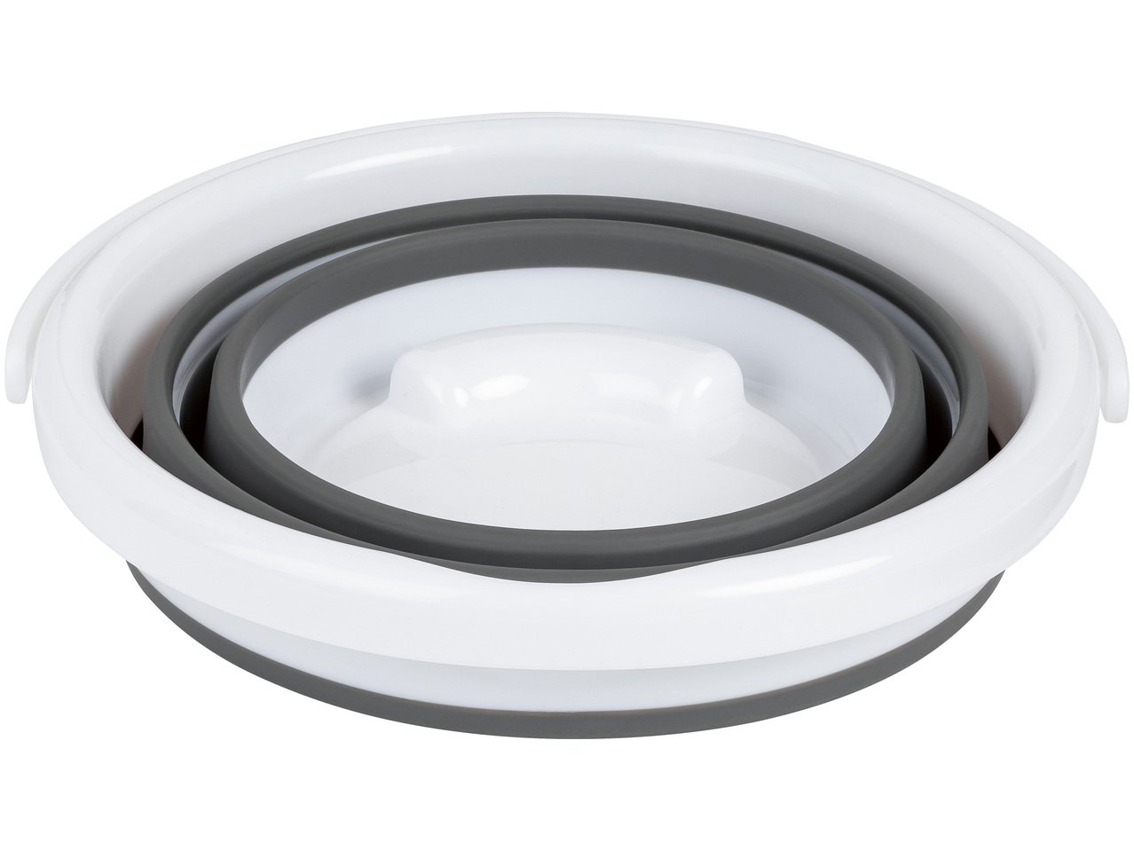 Secchio, cesto o tagliere con colino pieghevole