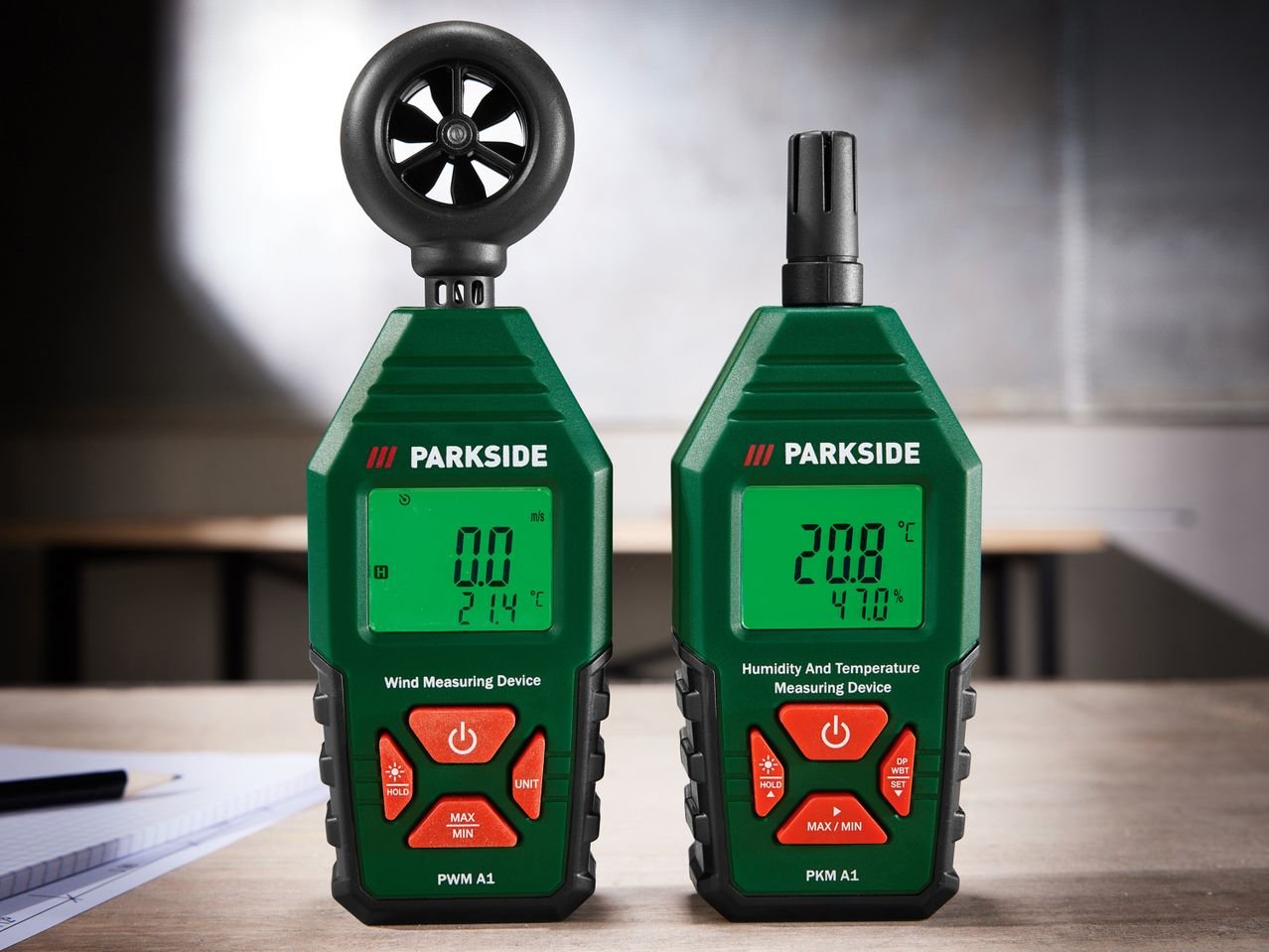 Igrometro e termometro o anemometro