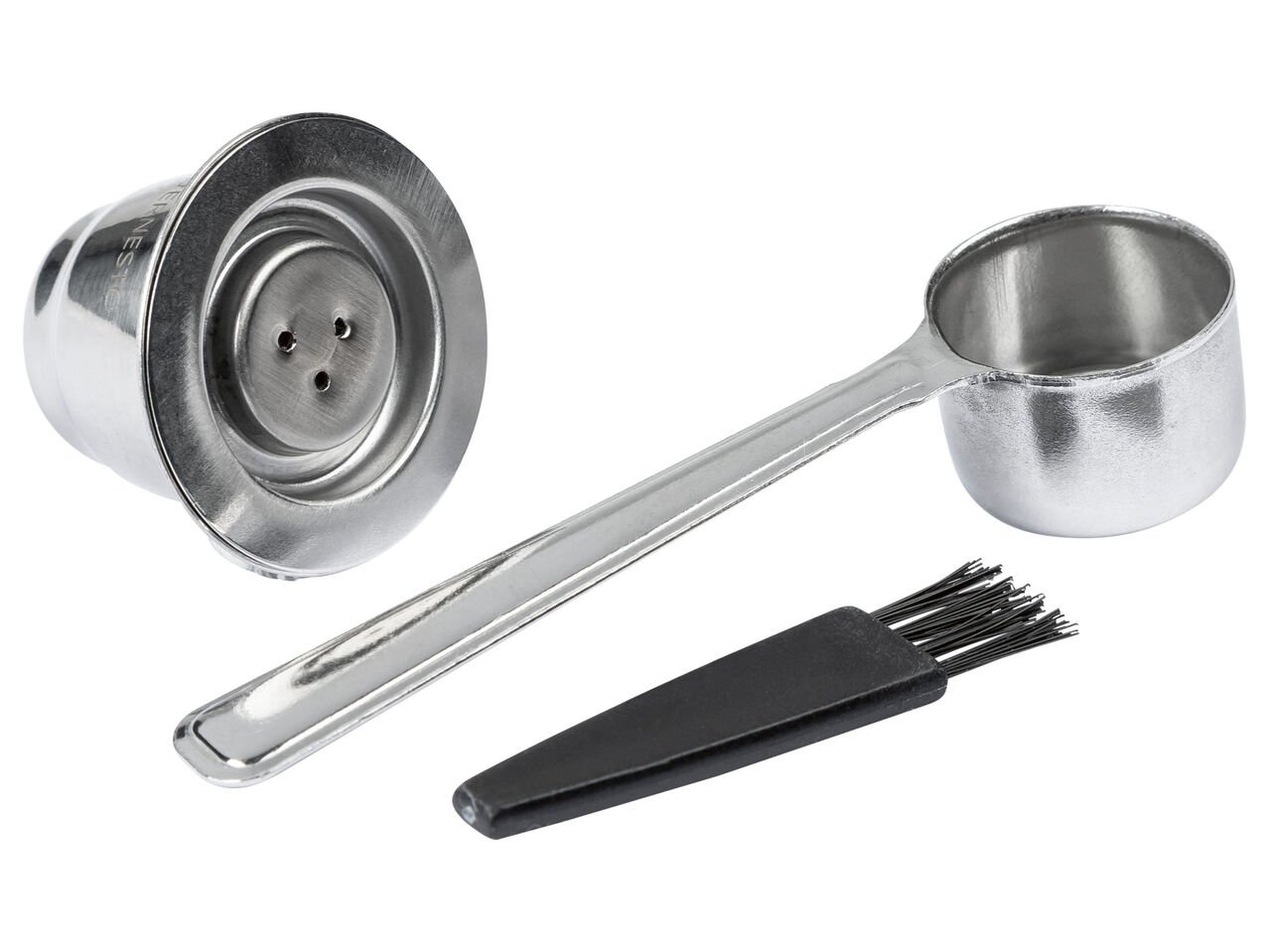 Set con capsule riutilizzabili per caffè